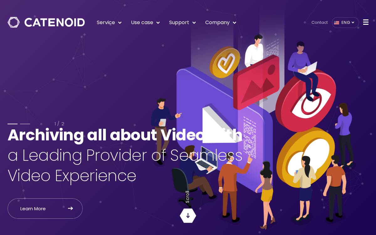 Catenoid website preview