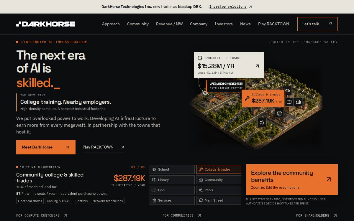 Cathedra Bitcoin website preview