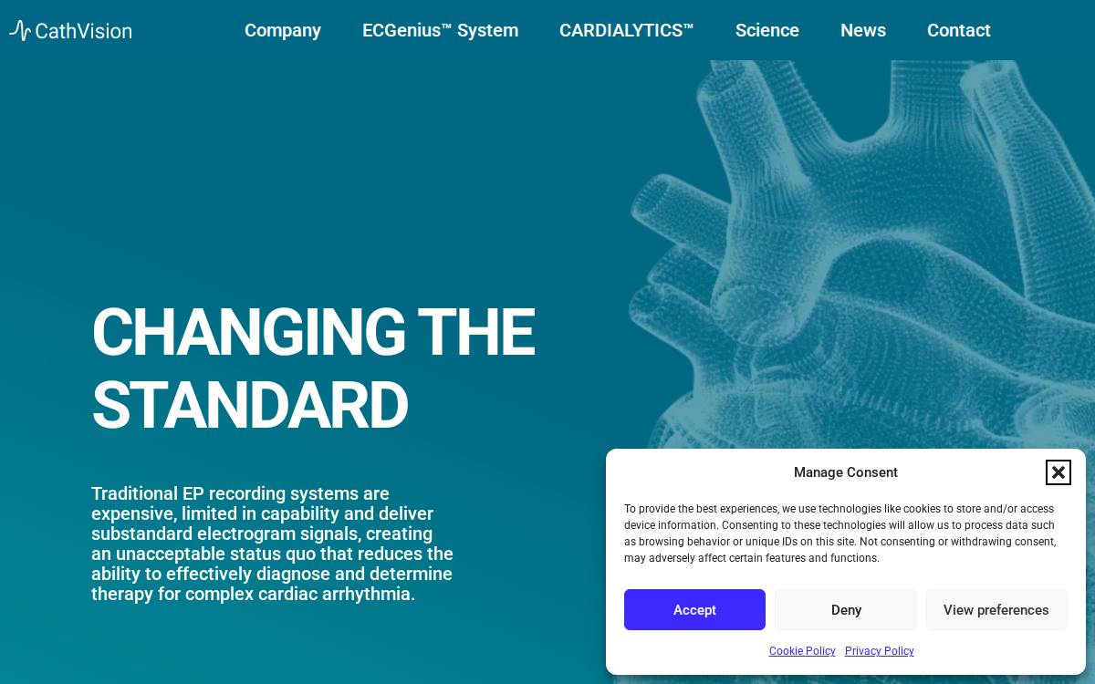 CathVision website preview