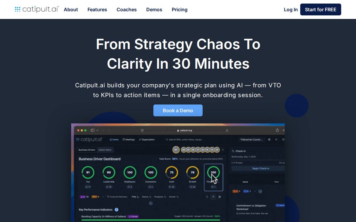 Catipult website preview