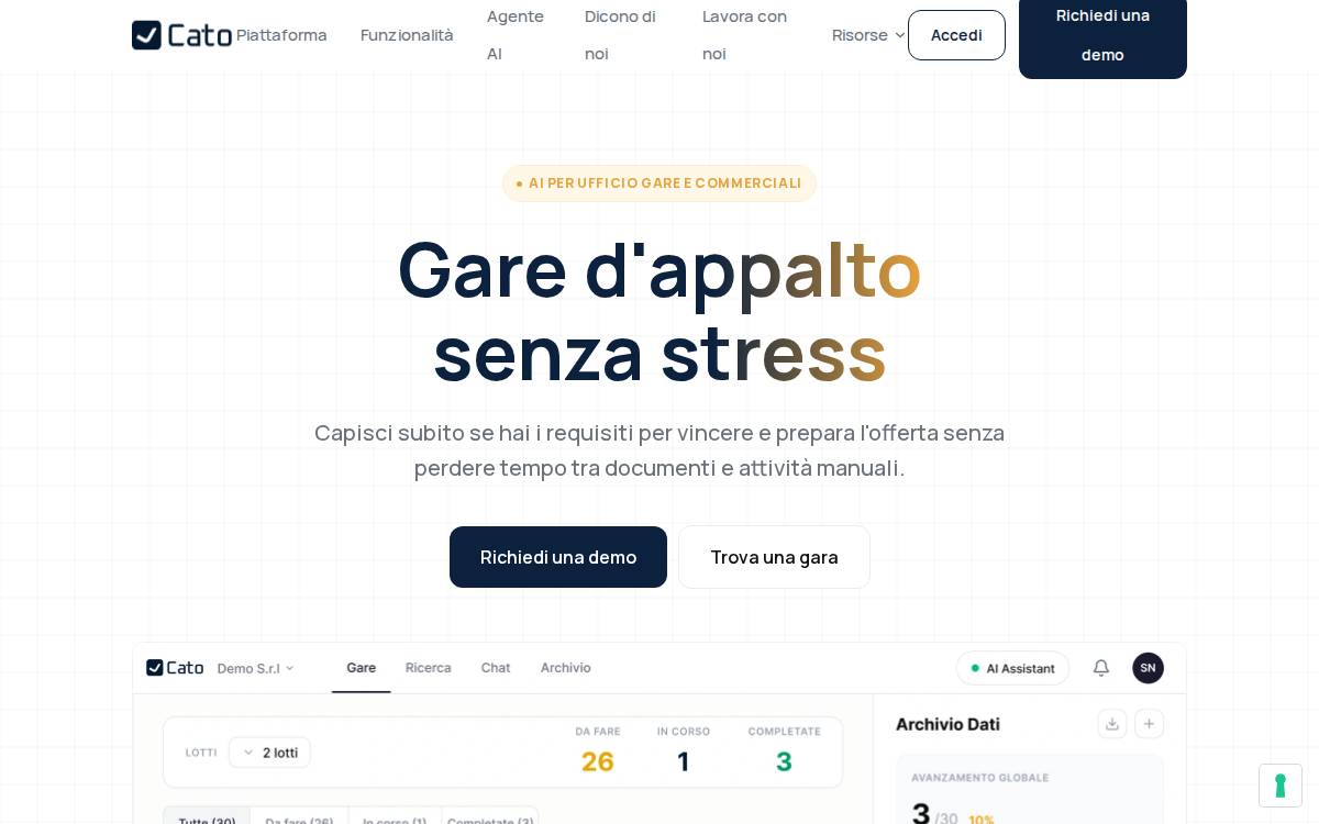 Cato AI website preview