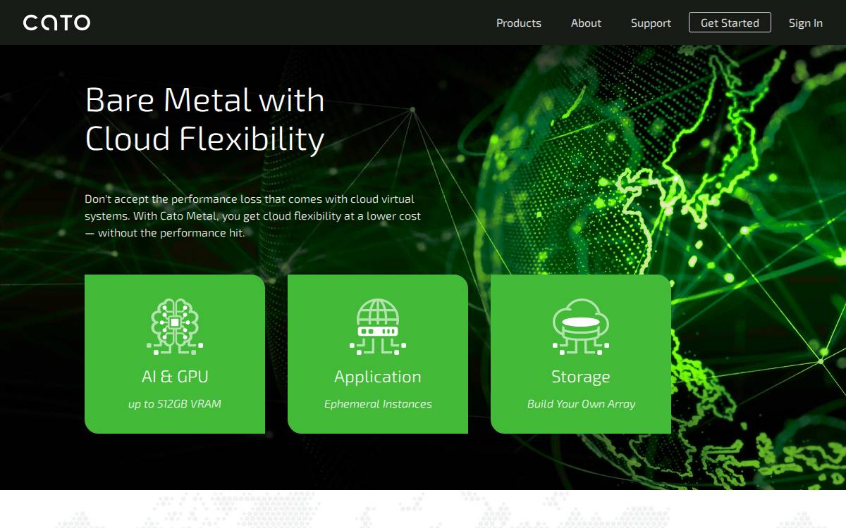 Cato Digital website preview
