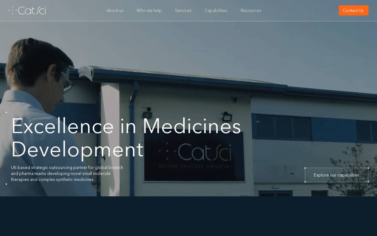 CatSci website preview