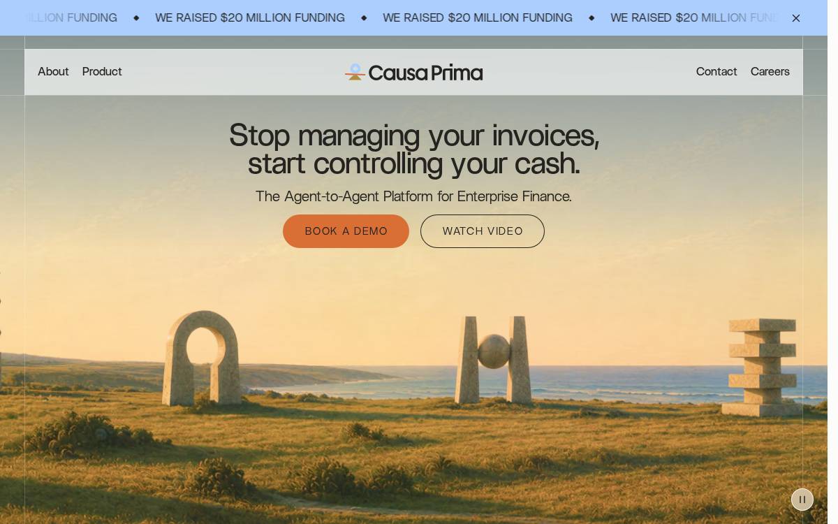 Causa Prima website preview