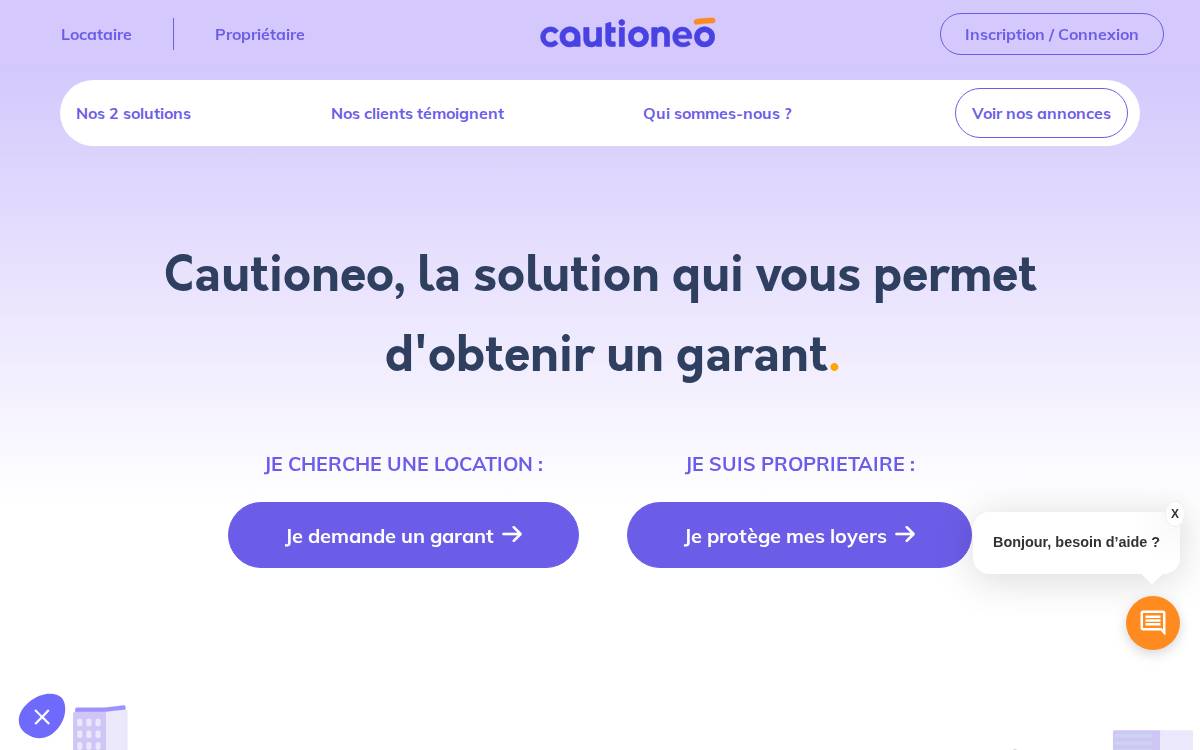 Cautioneo website preview