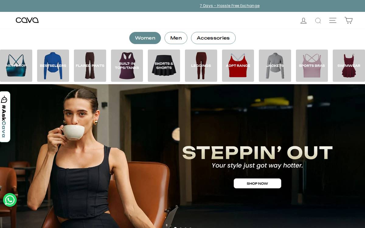 Cava website preview