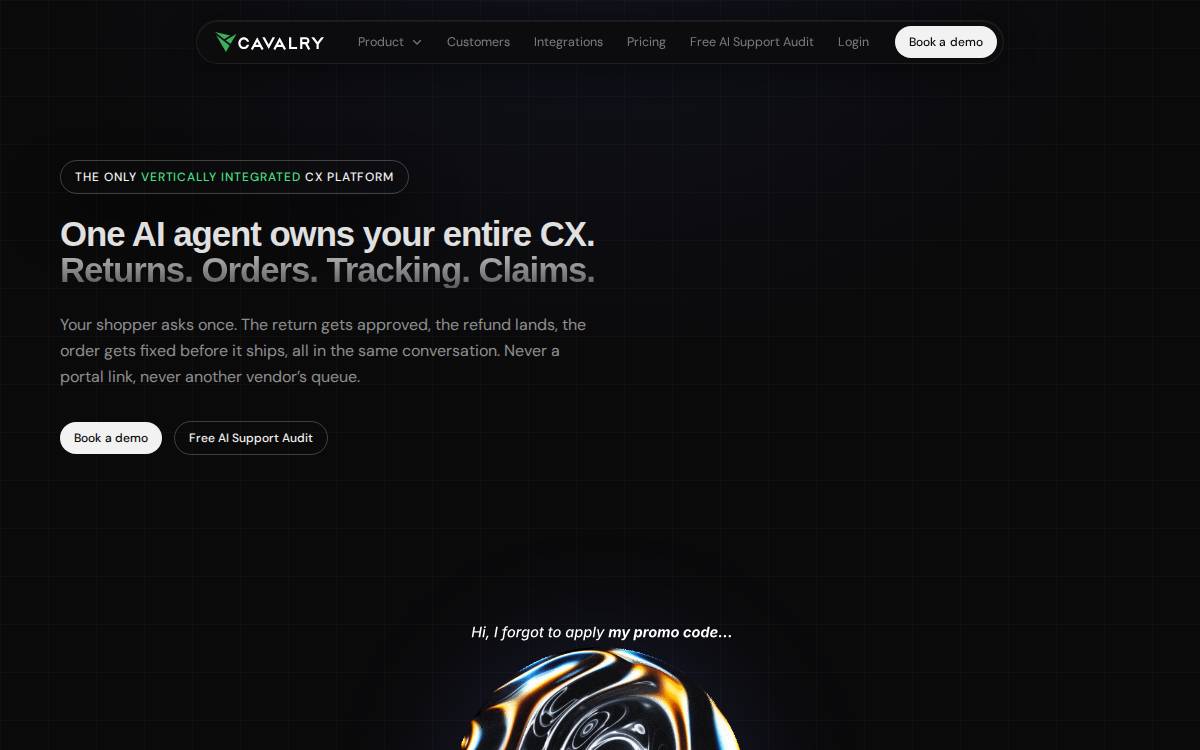 Cavalry website preview