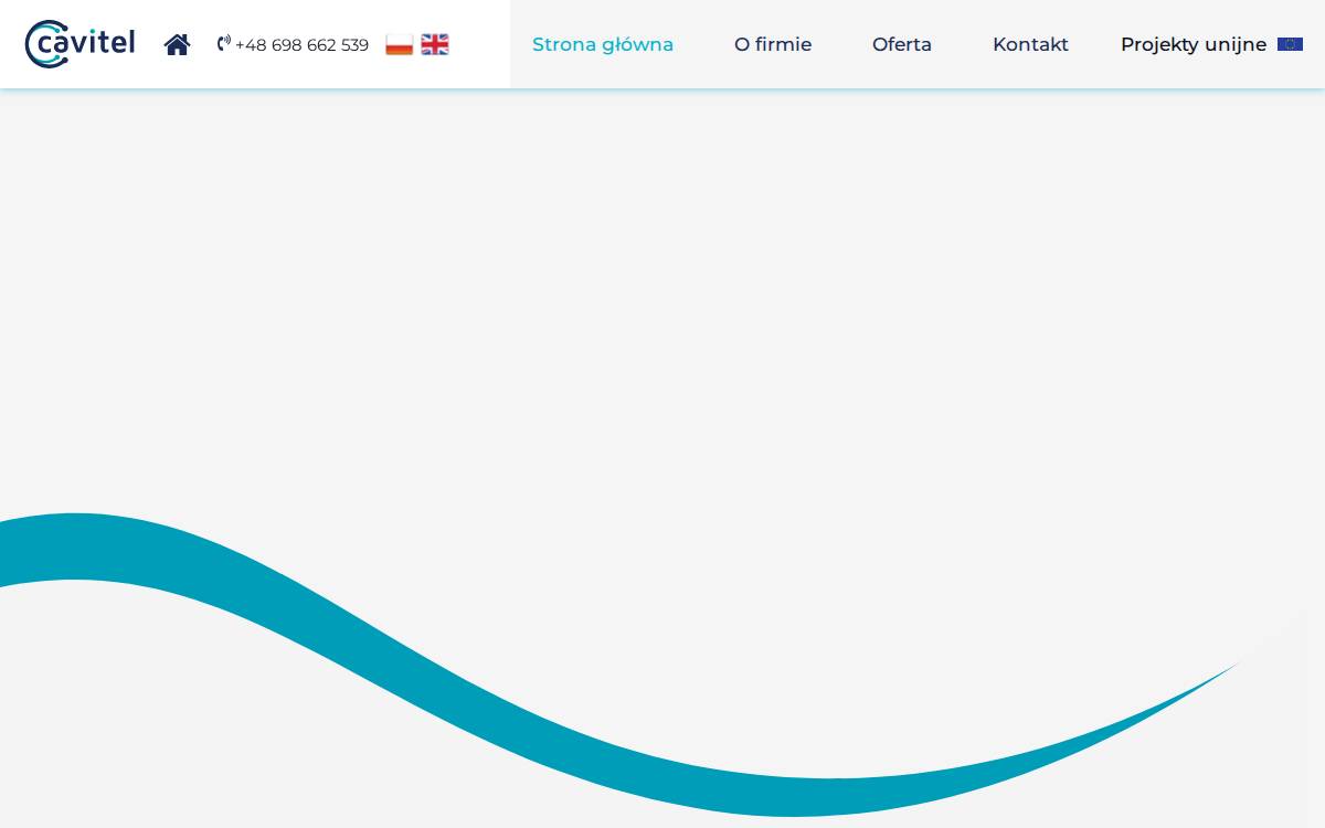 Cavitel website preview