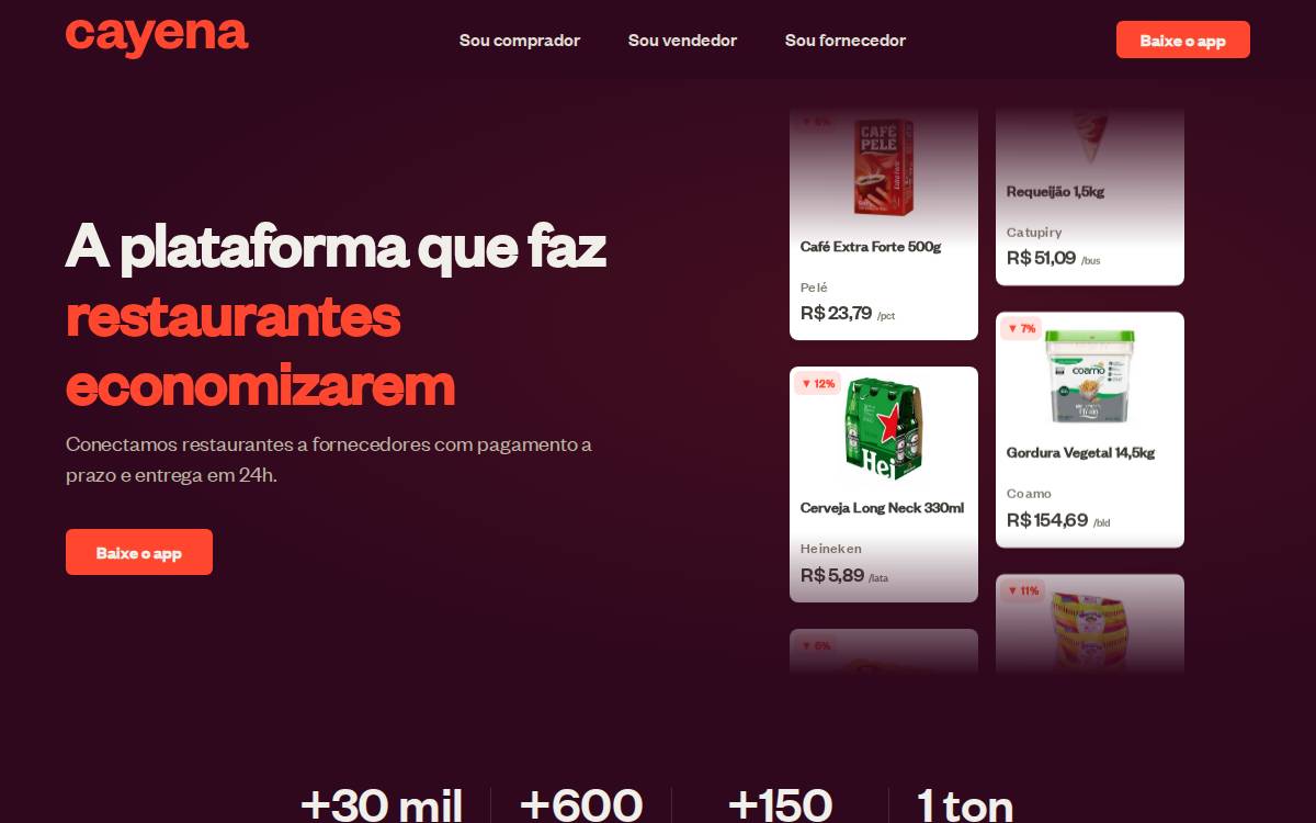 Cayena Holdings Limited website preview