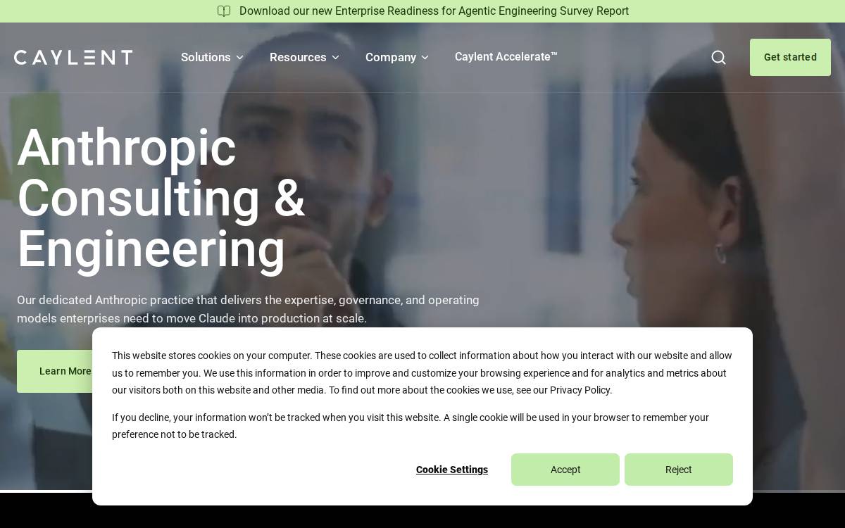 Caylent website preview
