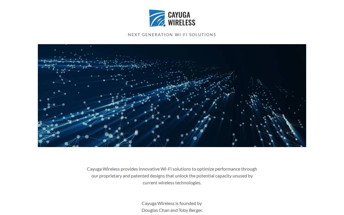 Cayuga Wireless website preview
