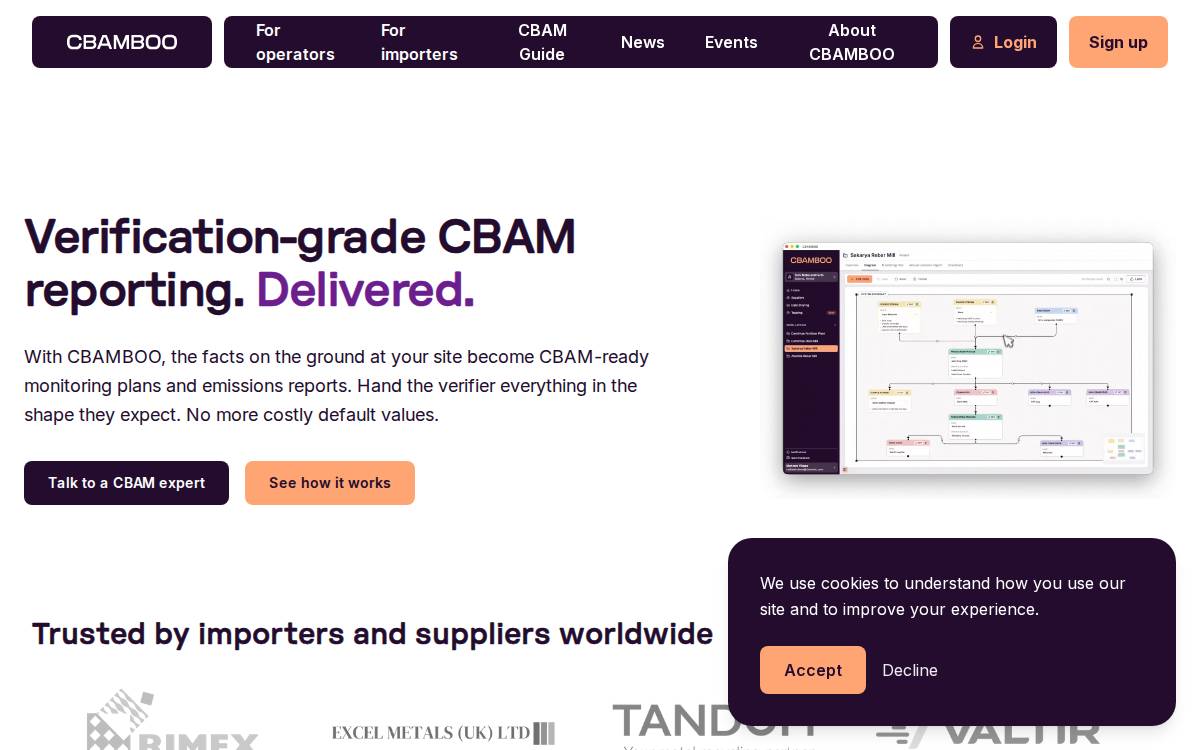 Cbamboo website preview