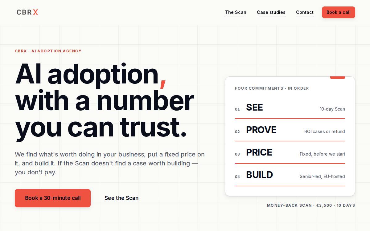 CBRX website preview