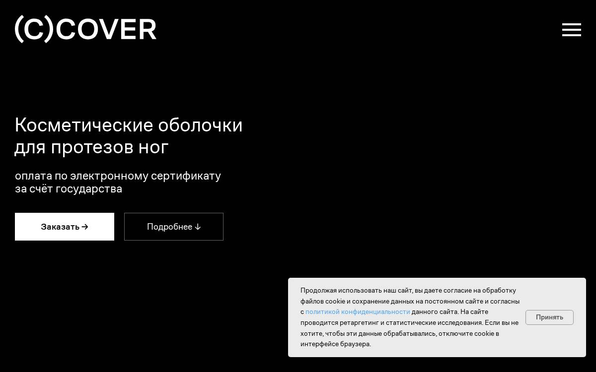 Ccover website preview