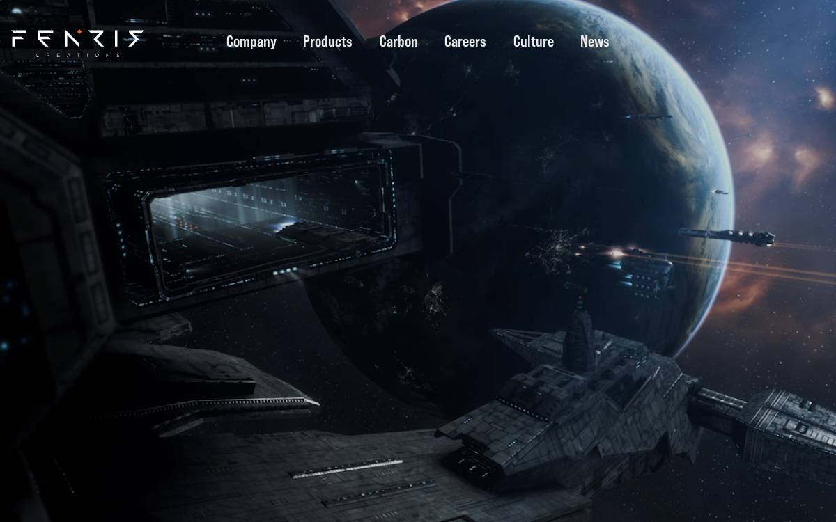 CCP Games website preview