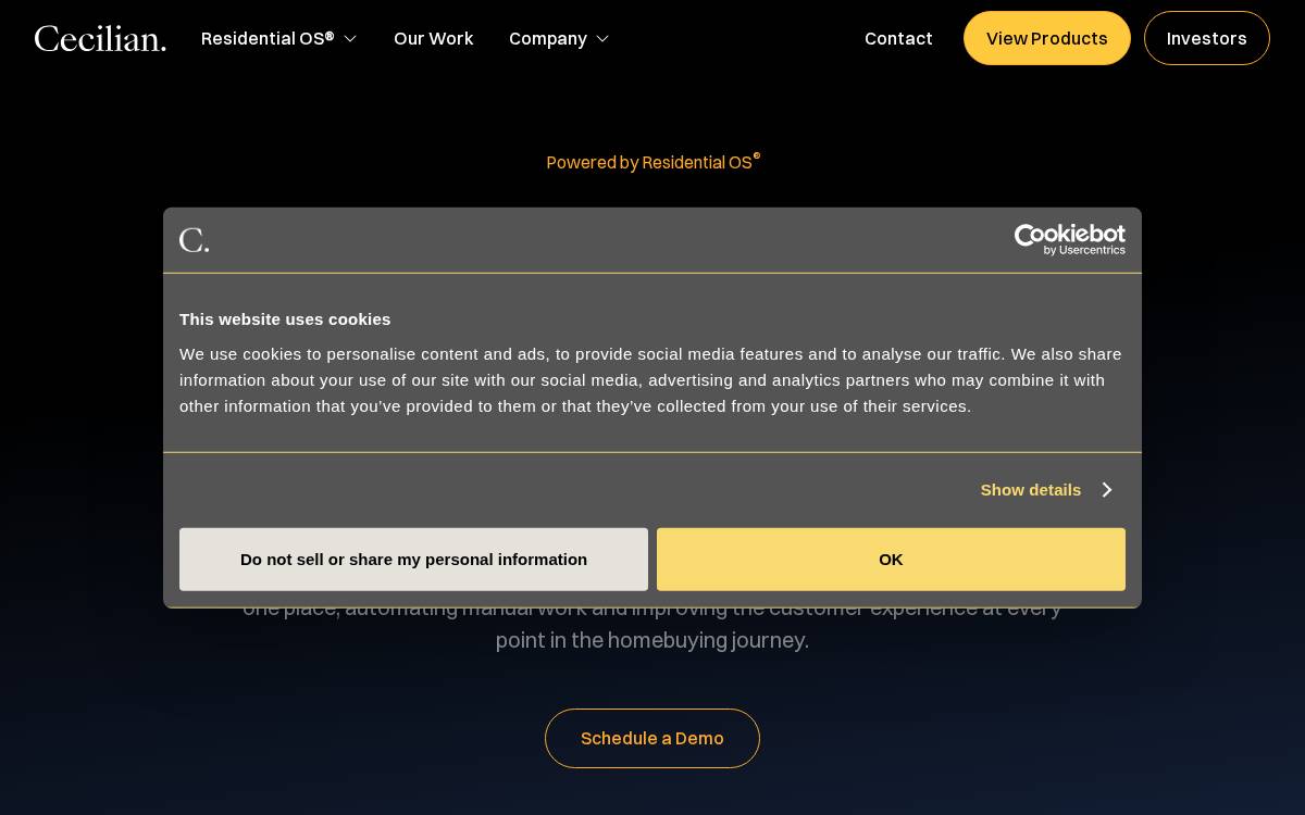 Cecilian Partners website preview