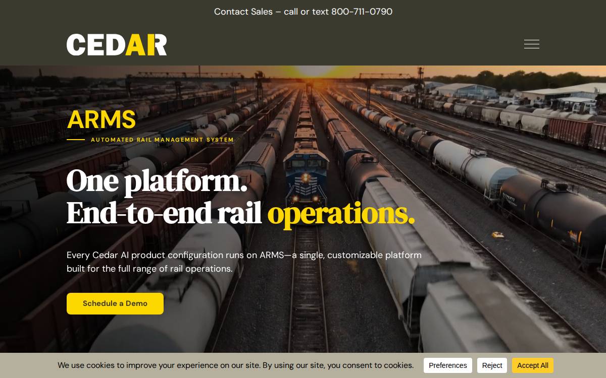 Cedar AI website preview