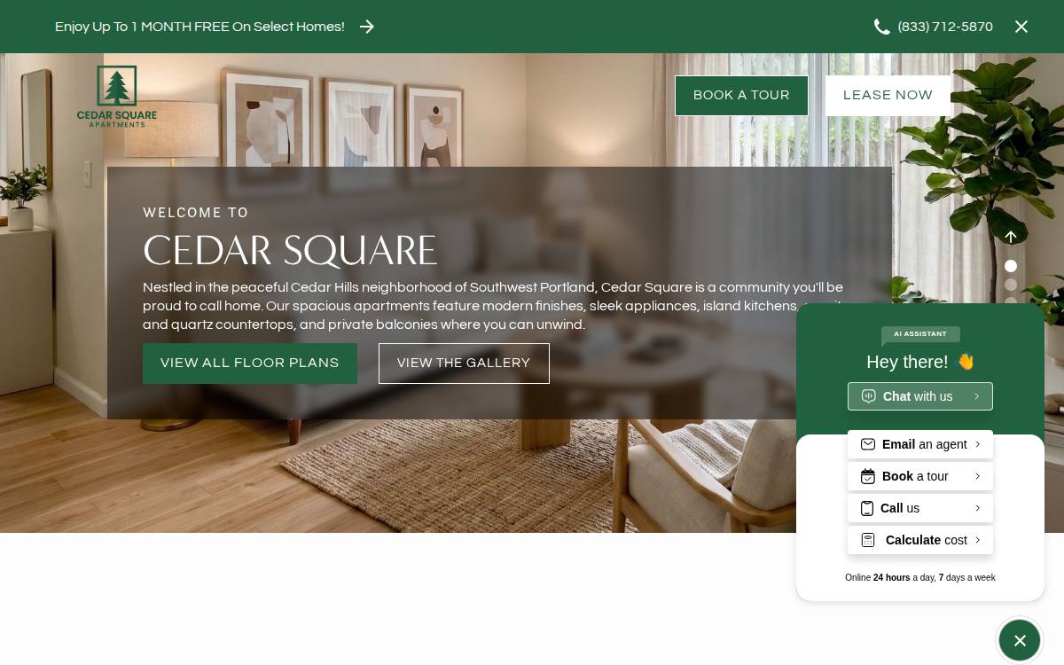 Cedarsquarepdx website preview