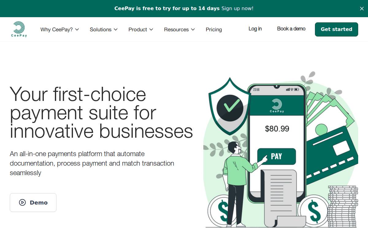 Ceepay website preview