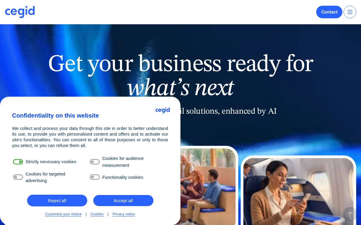 Cegid website preview