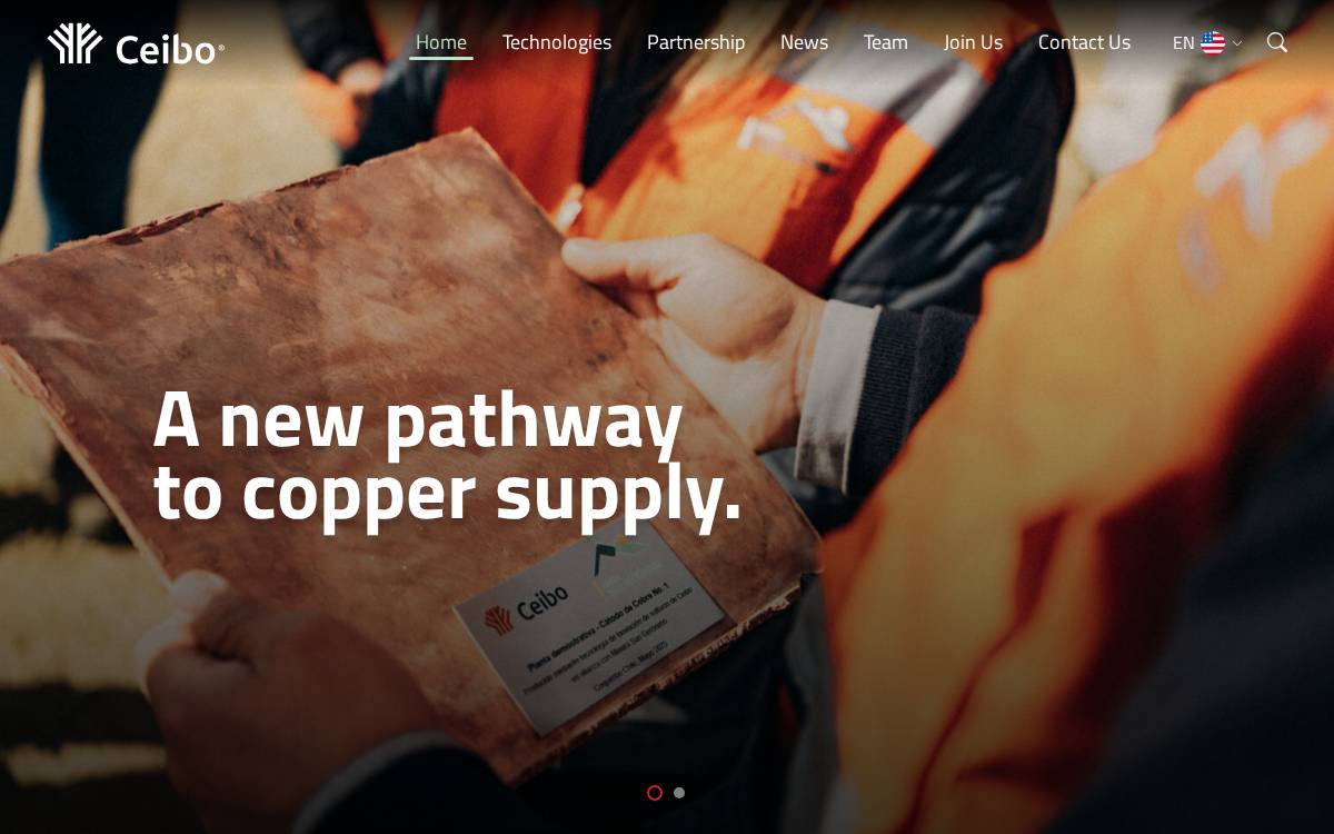 Ceibo website preview