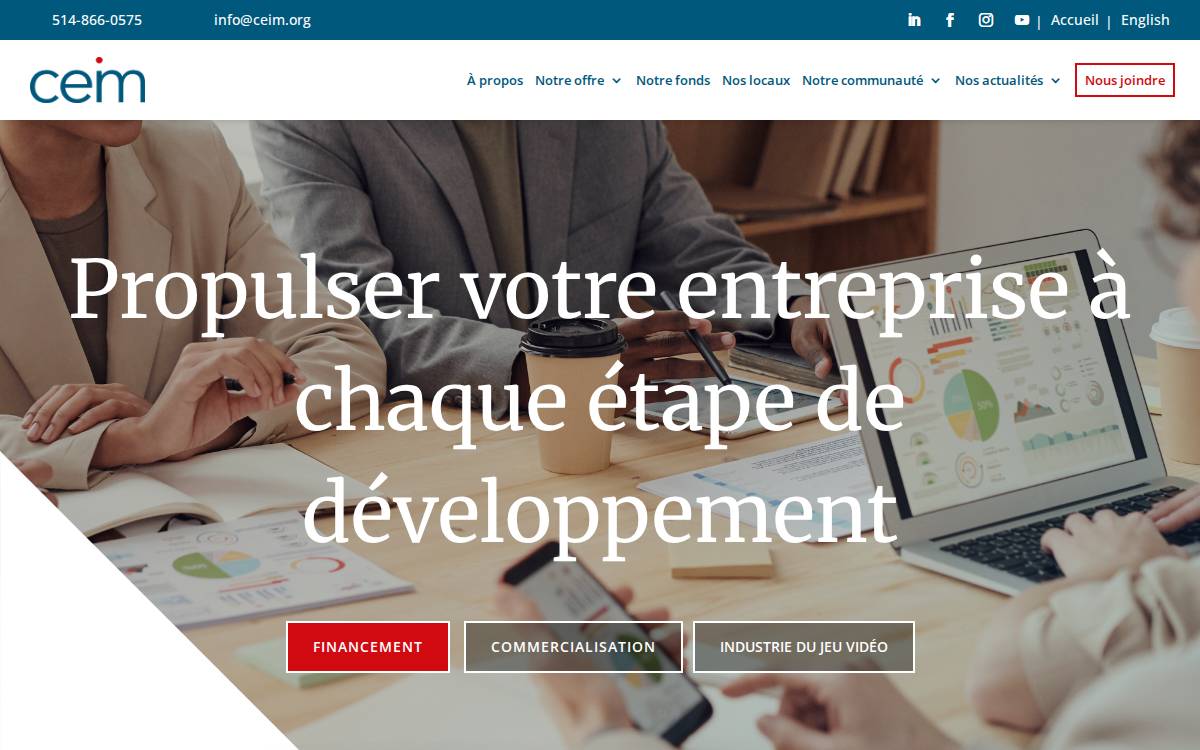CEIM website preview