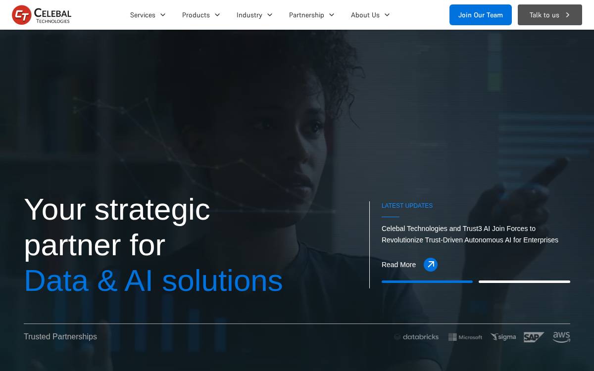 Celebaltech website preview