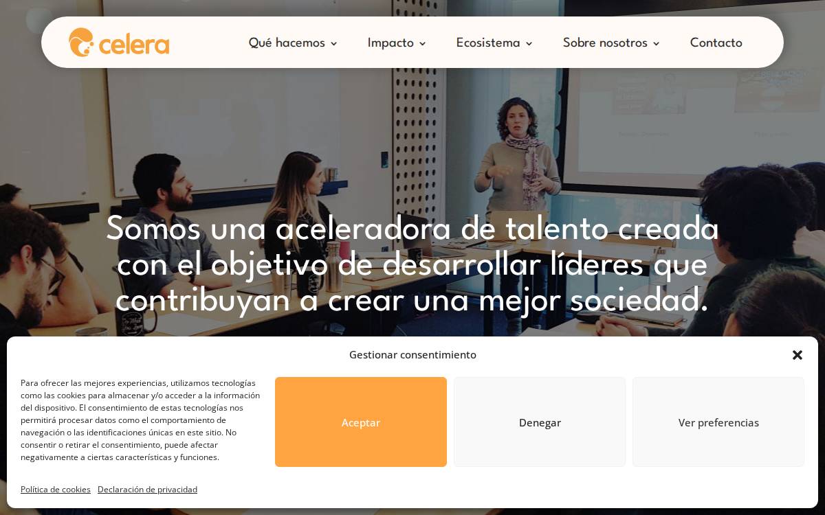Celera website preview