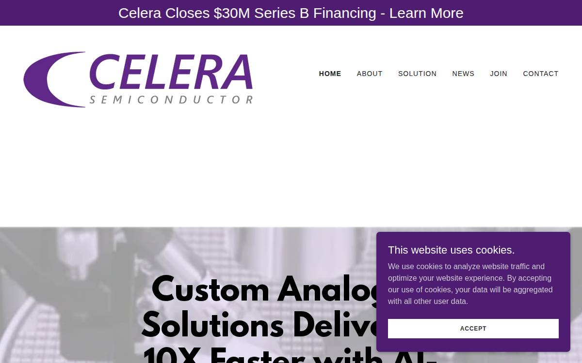 Celeratechnologies website preview
