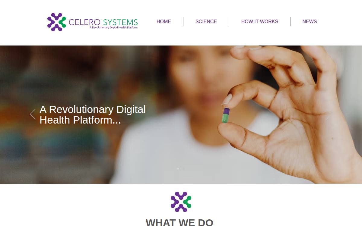 Celero Systems website preview