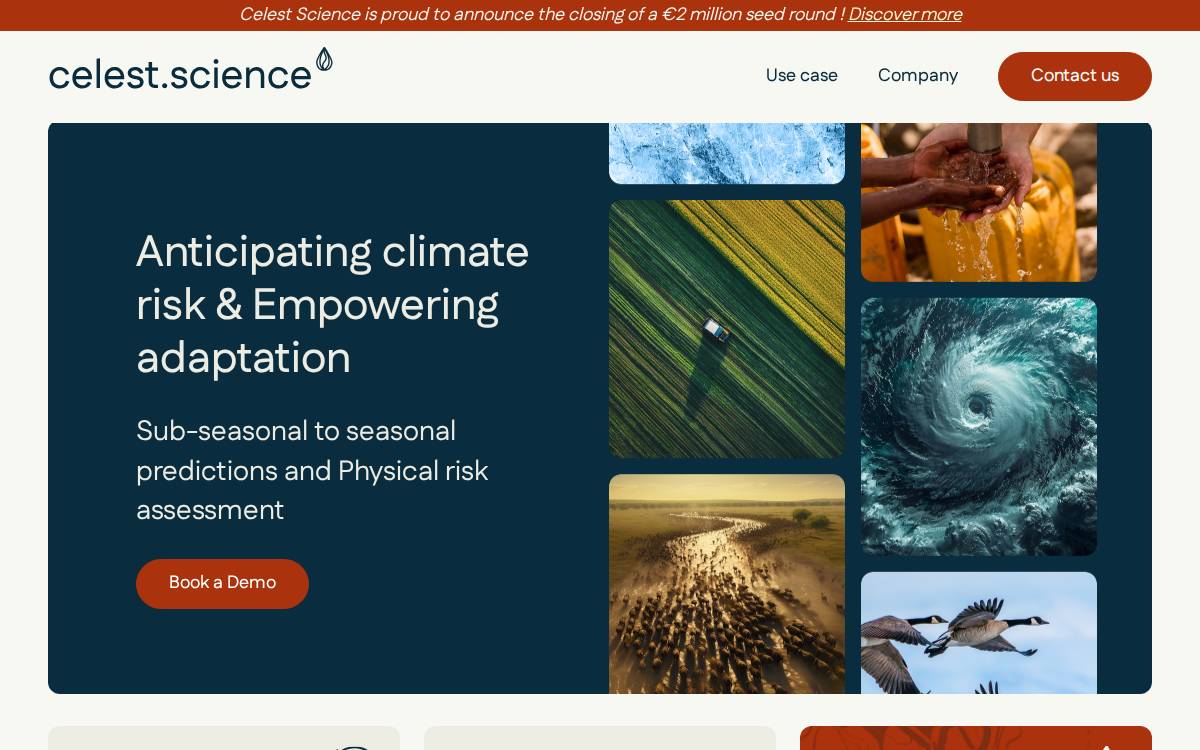 Celest website preview