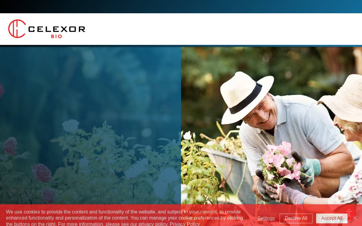Celexorbio website preview