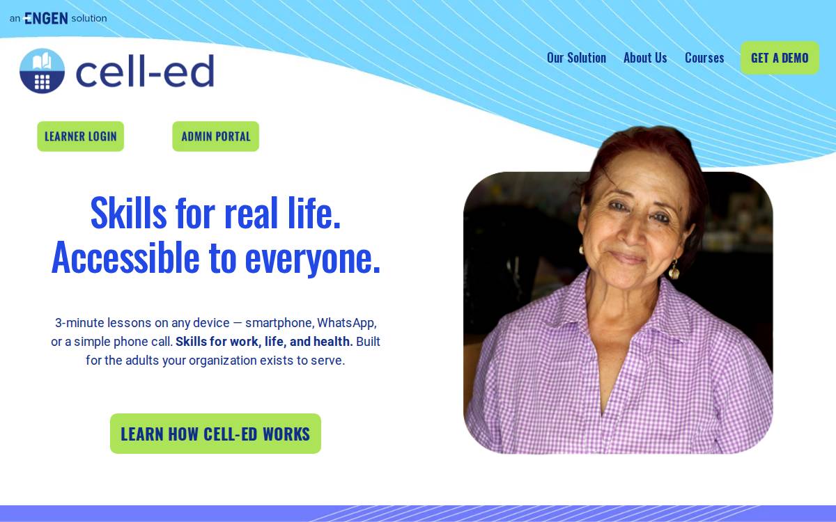 Cell-Ed website preview