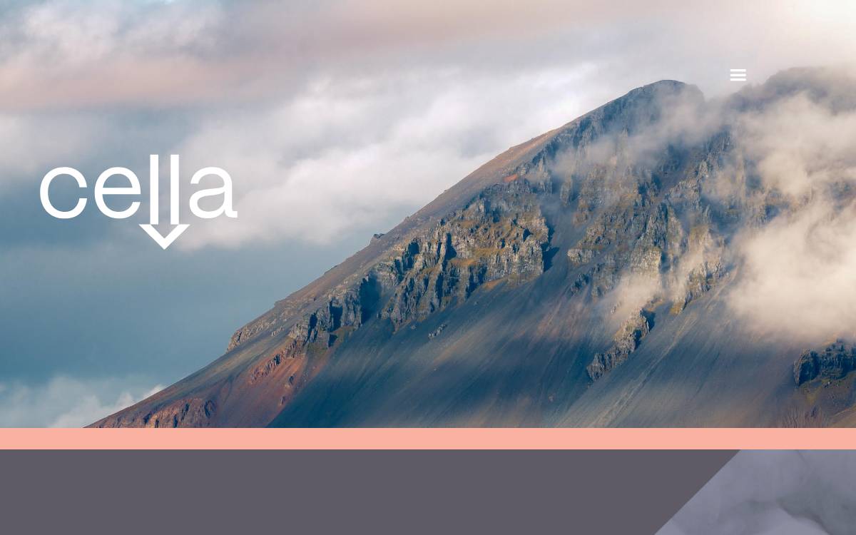 Cella website preview