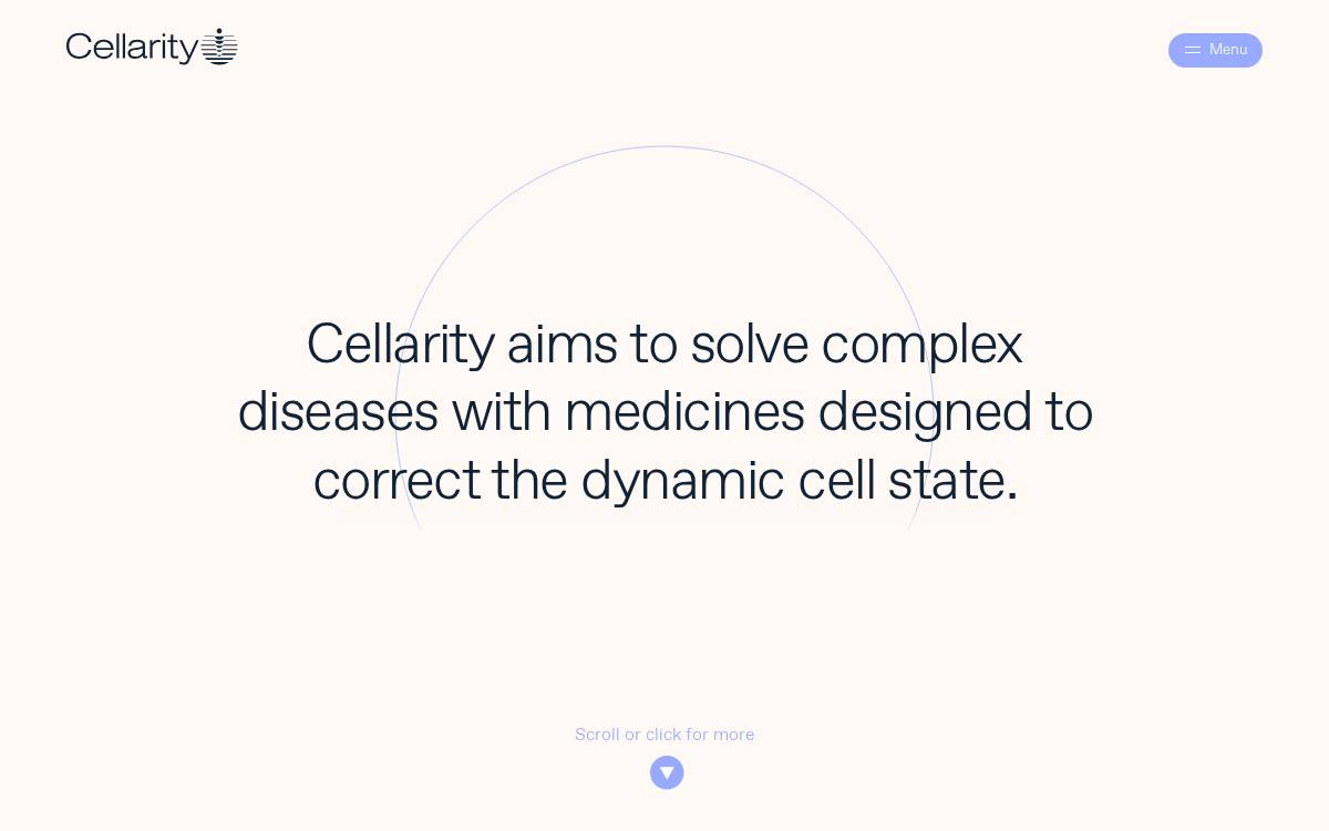 Cellarity website preview