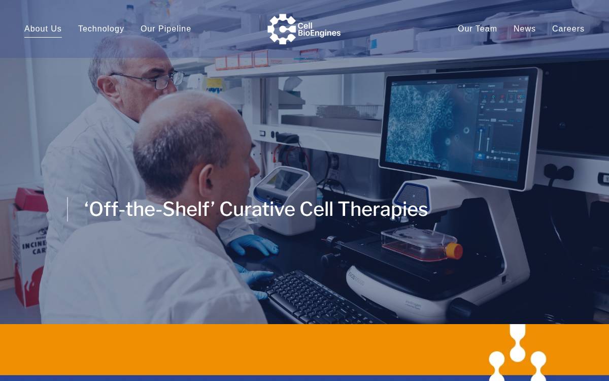Cellbioengines website preview