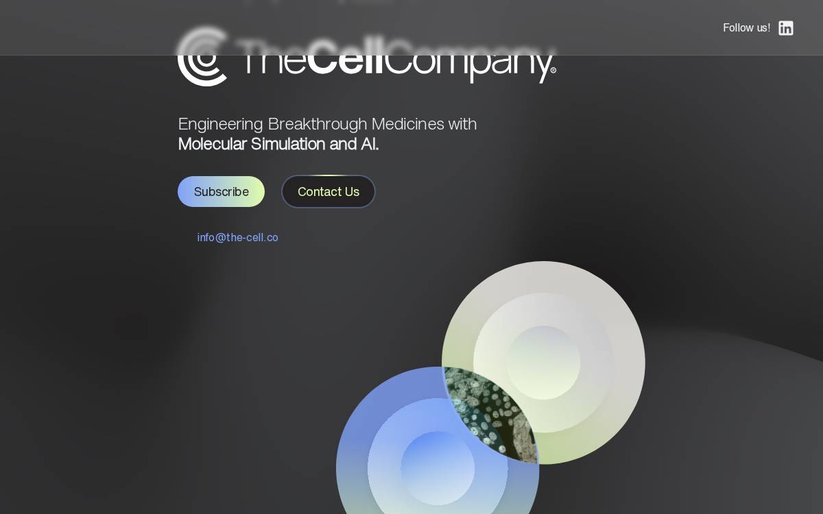 CellCo Programmable Cell-Free Biologics website preview