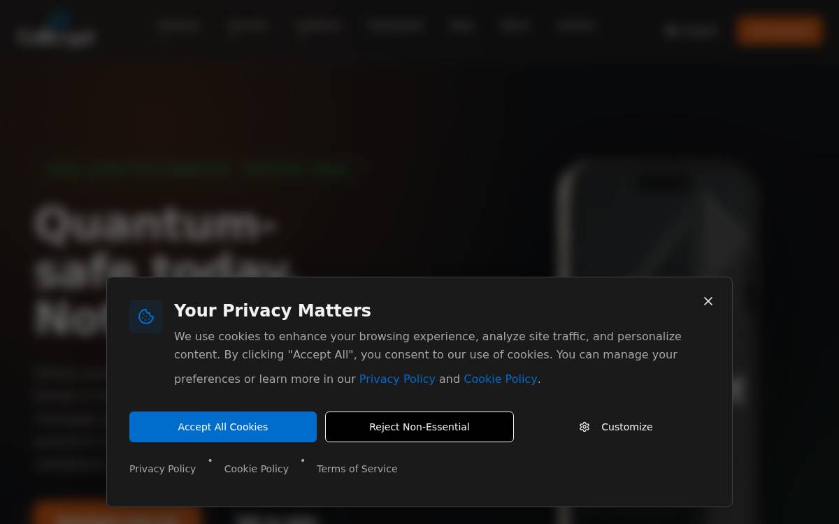 Cellcrypt website preview