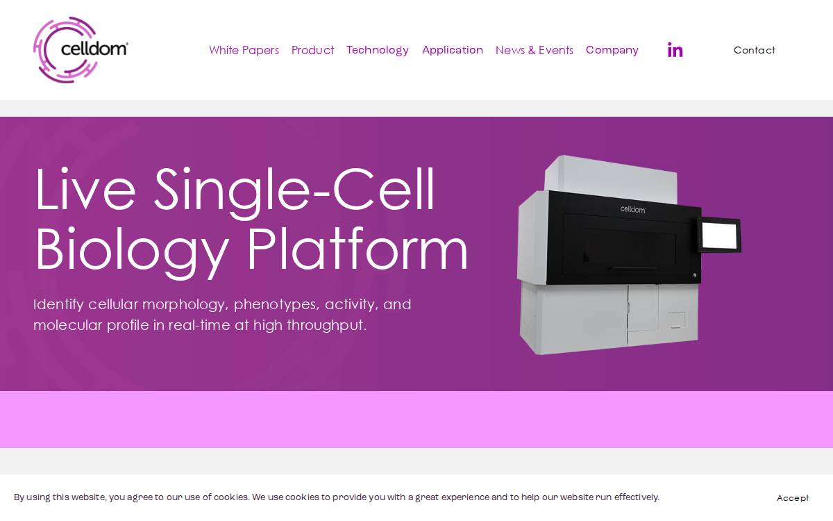 Celldom website preview