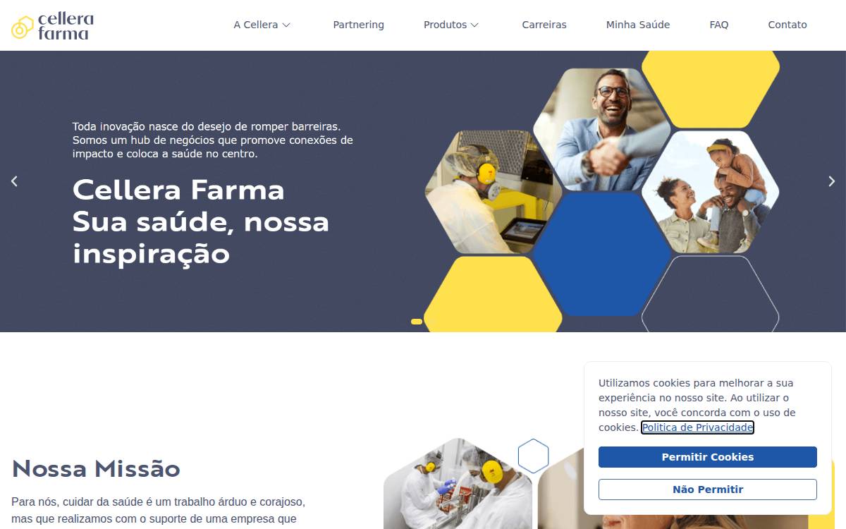 Cellera Farma website preview
