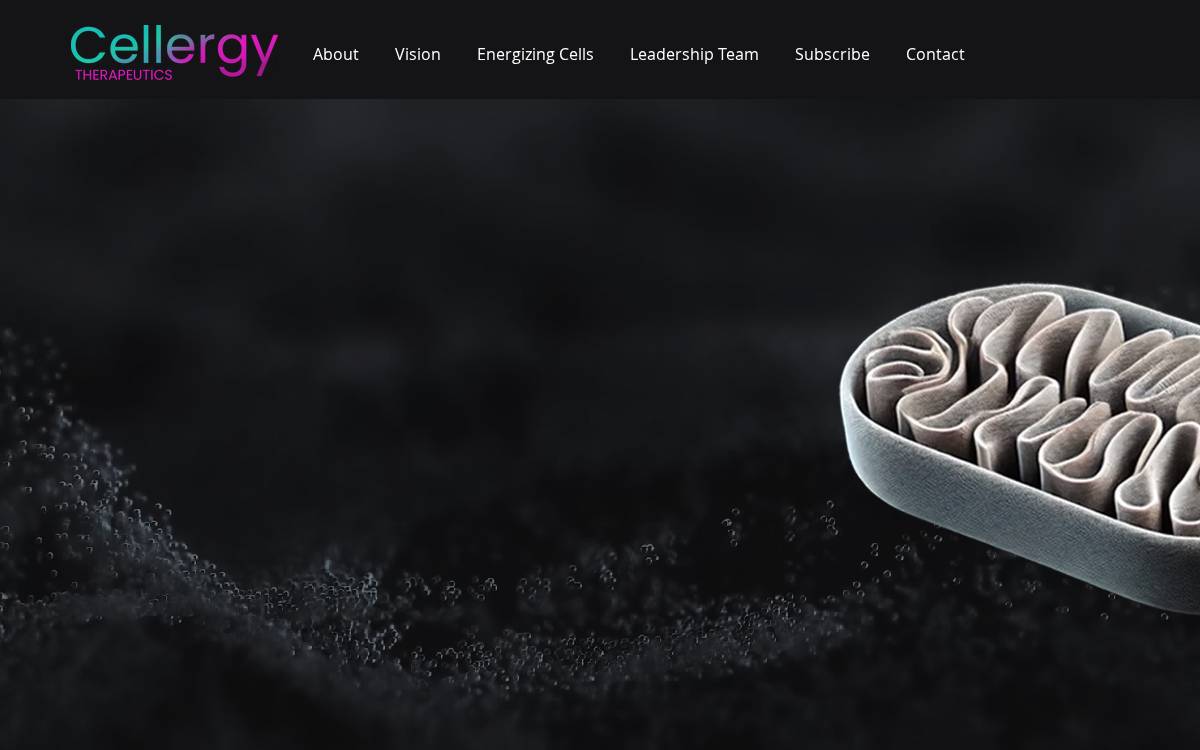 Cellergy Bio website preview