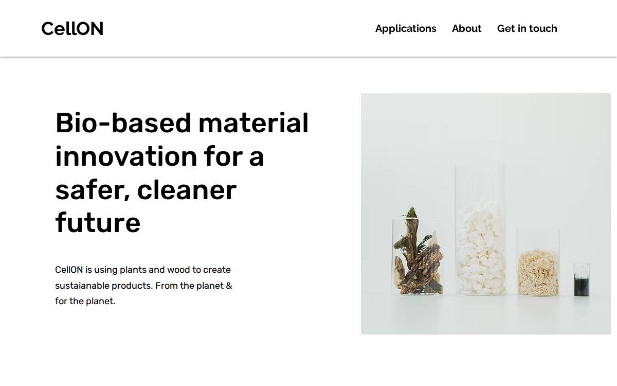 CellON website preview