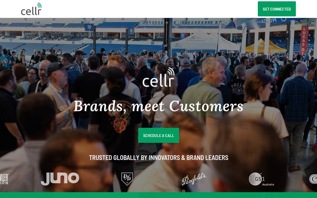 Cellr website preview