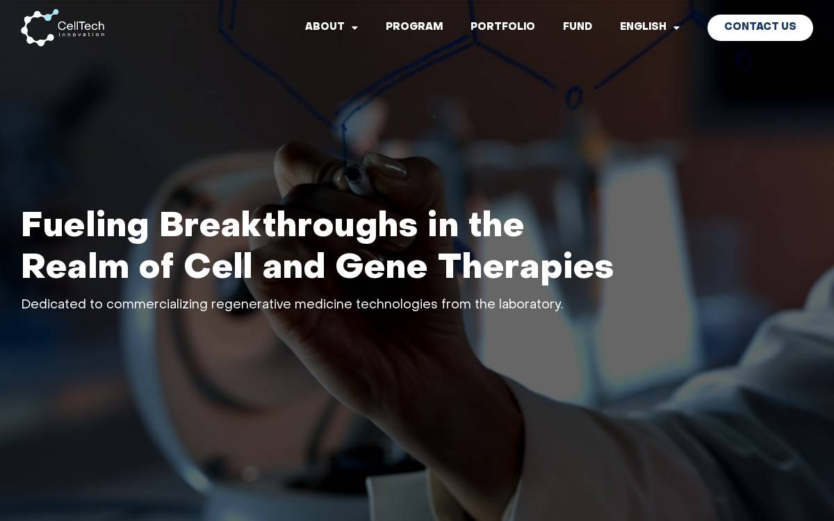 CellTech website preview