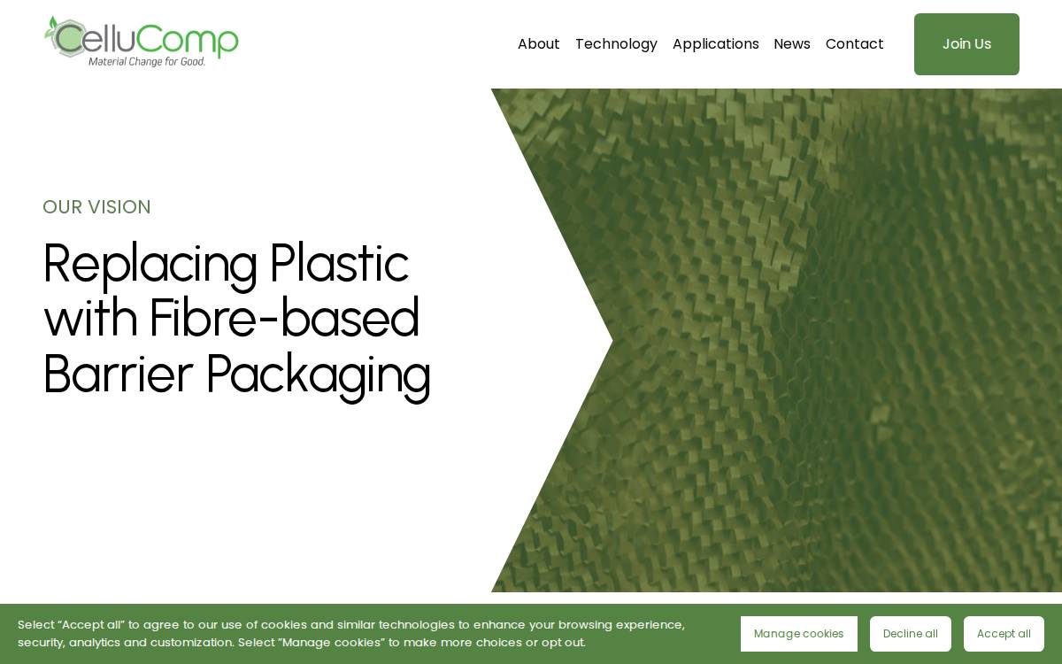 Cellucomp website preview