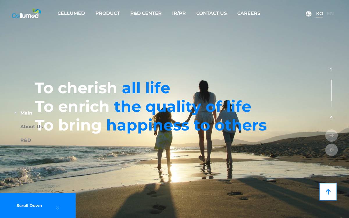 Cellumed website preview