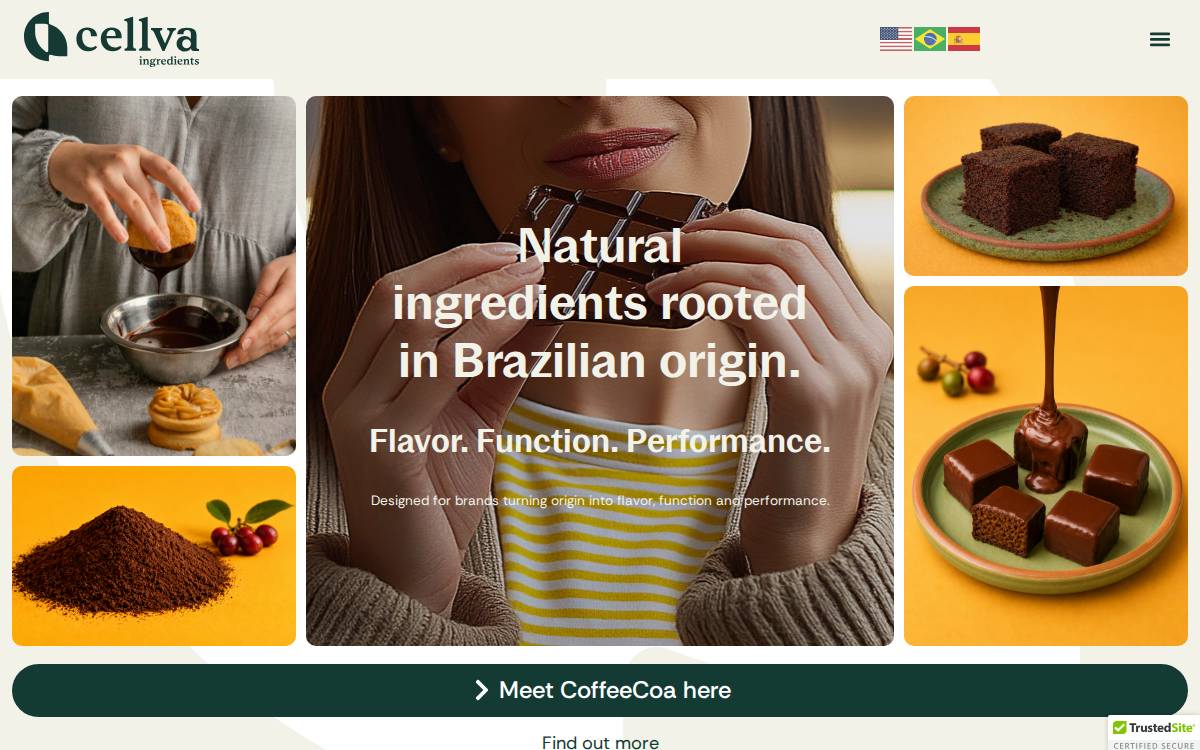 Cellva website preview