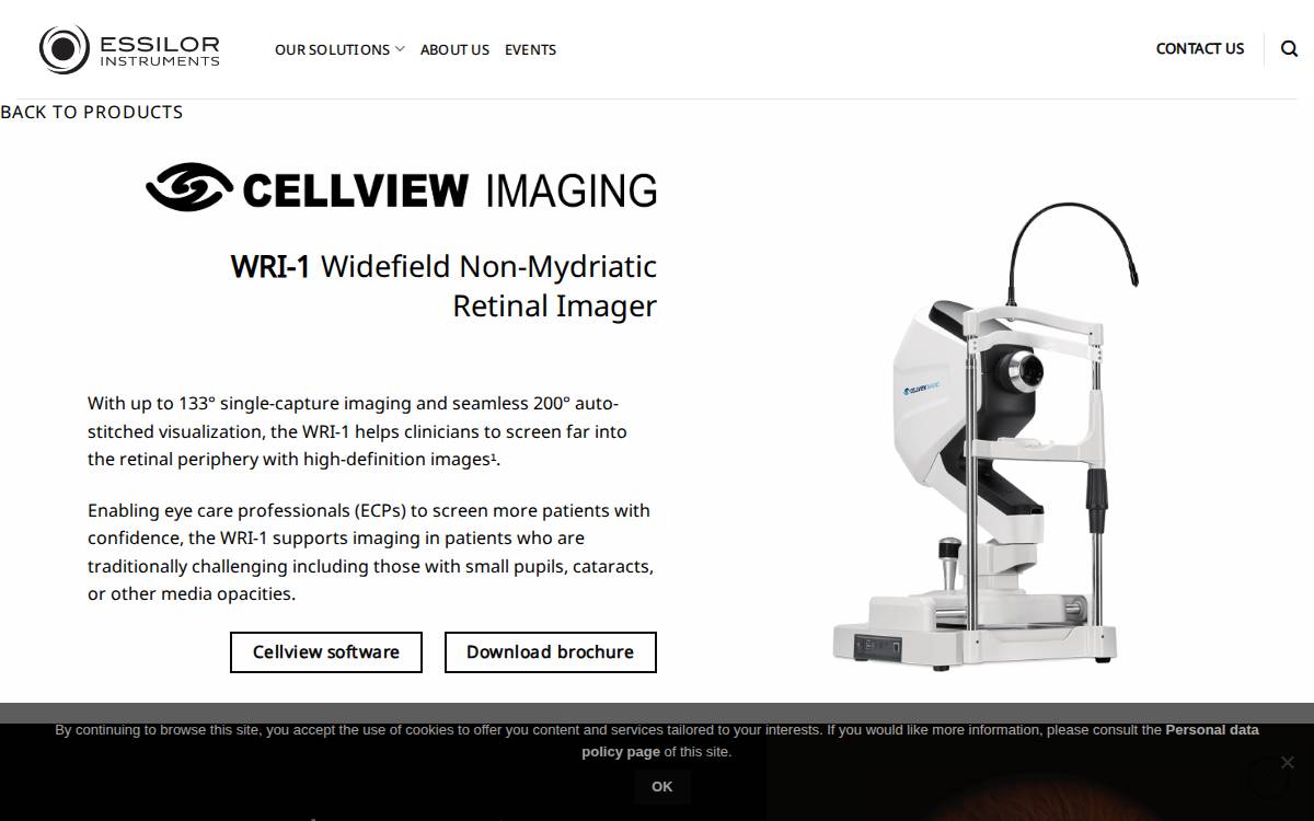 Cellviewimaging website preview