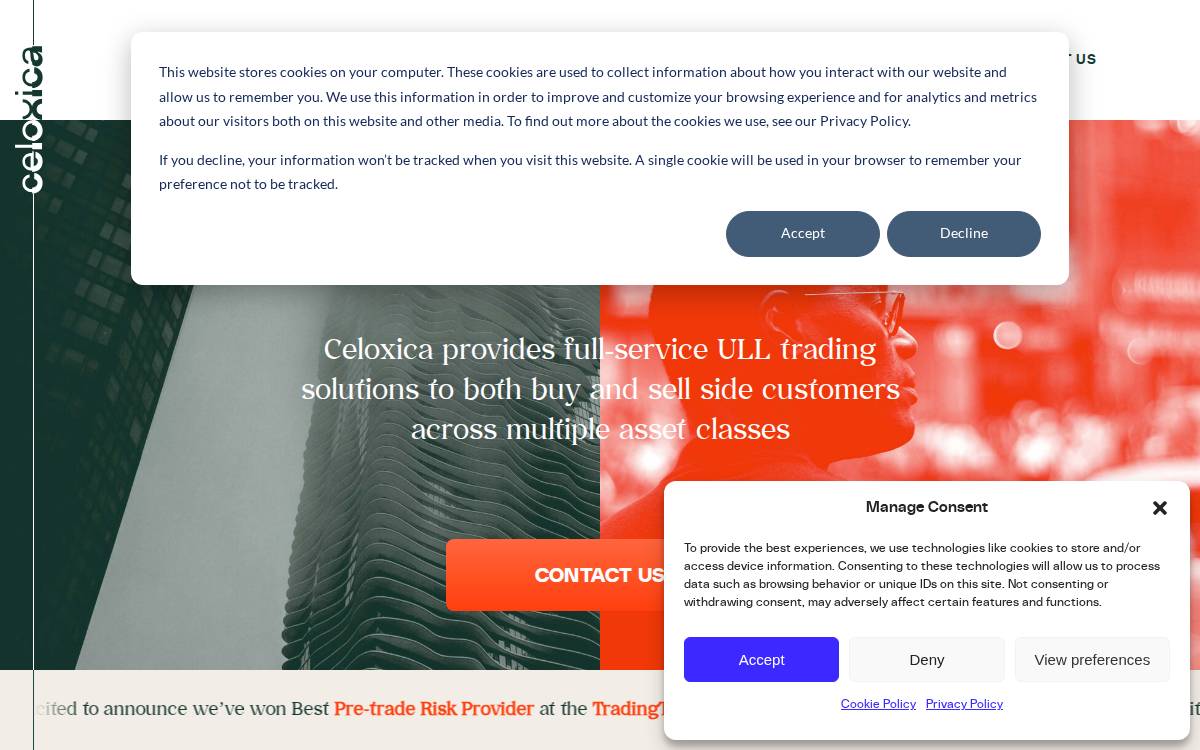 Celoxica website preview