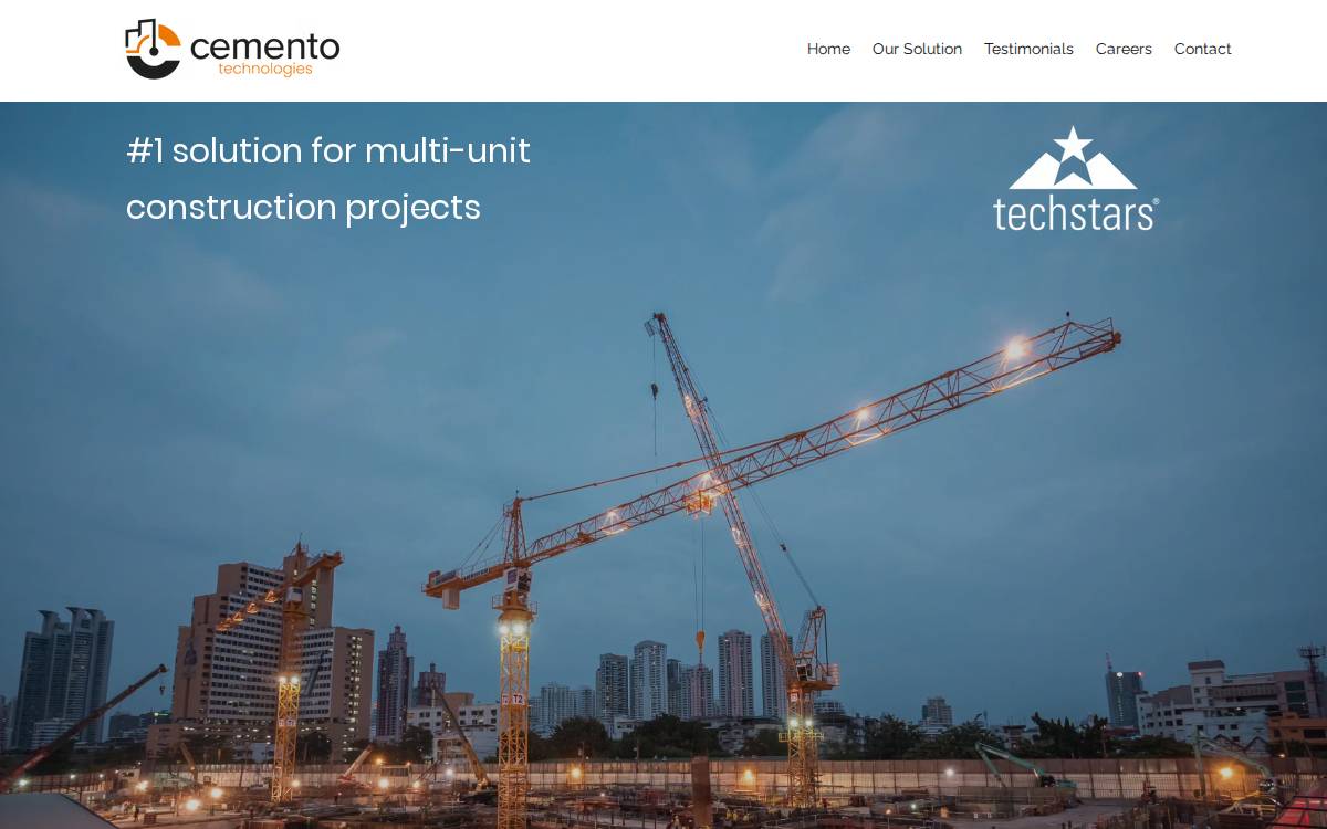 Cemento.AI website preview